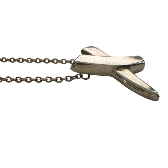 Tiffany & Co. Paloma Picasso Graffiti X Necklace Sterling 16" - Picture 7 of 16